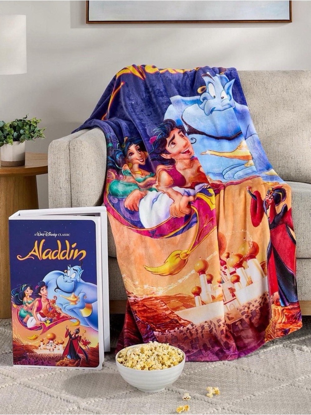 Disney vhs blanket